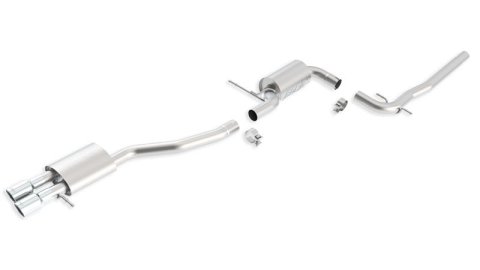 Borla 06-07 VW Jetta 2.5 / 08-10 Jetta SEL/SE/S SS Catback Exhaust thumbnail 1