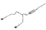Borla 19 Chevrolet Silverado/GMC Sierra 1500 6.2L SS Touring Catback Exhaust - Black Chrome Tips thumbnail 6