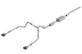 Borla 19 Chevrolet Silverado/GMC Sierra 1500 6.2L SS (S-Type) Catback Exhaust - Black Chrome Tips thumbnail 1