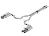 Borla 18-19 Ford Mustang GT 5.0L Coupe w/o Valves ATAK 3in Cat-Back Exhaust-Blk Carbon Fiber Tips thumbnail 2