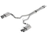 Borla 18-19 Ford Mustang GT 5.0L Coupe w/o Valves ATAK 3in Cat-Back Exhaust-Blk Carbon Fiber Tips thumbnail 6