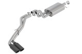 Borla 2019 Ford Ranger XL/XLT/Lariat 2.3L 2/4WD WB S-Type Catback Exhaust w/ Dual Blk Chrome Tips thumbnail 2