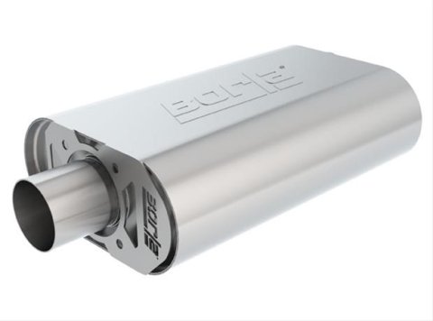 Borla CrateMuffler SBC 283/327/350 2.25in Offset/Center 14in x 4.35in x 9in S-Type Muffler thumbnail 3
