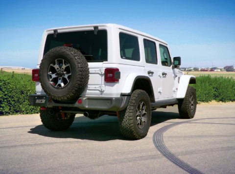 Borla 18-19 Jeep Wrangler JL/JLU 2.0L 4Cyl 2DR/4DR Axle Back Exhaust S-Type w/ 3.5in Tips - Black thumbnail 4