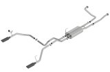 Borla 16-19 Nissan Titan 5.6L V8 2WD/4WD S-Type Catback Exhaust - Black Chrome Tips thumbnail 1