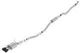 Borla 17-19 Honda Civic SI Sedan 1.5L Turbo MT FWD 4DR Catback S-TYPE w/ Ceramic Black Tips thumbnail 4