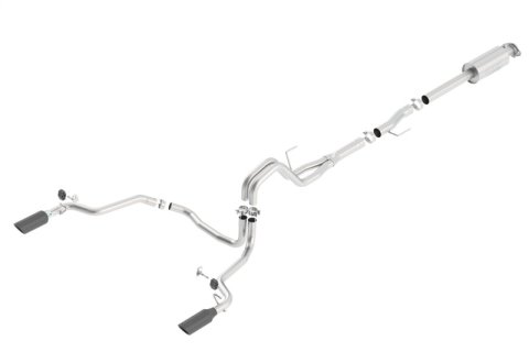 Borla 15-16 Ford F150 3.5L EcoBoost Ext. Cab Black Chrome CB Exhaust ATAK Single Split Rear Exit thumbnail 5