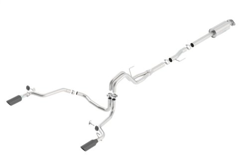 Borla 15-16 Ford F150 3.5L EcoBoost Ext. Cab Black Chrome CB Exhaust ATAK Single Split Rear Exit thumbnail 6
