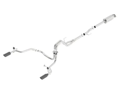 Borla 15-16 Ford F150 3.5L EcoBoost Ext. Cab Black Chrome CB Exhaust ATAK Single Split Rear Exit thumbnail 7