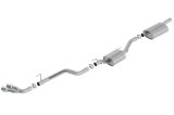 Borla 2020 Jeep Gladiator JT 3.6L V6 AWD Touring Dual Side Catback w/ Chrome Tips thumbnail 1