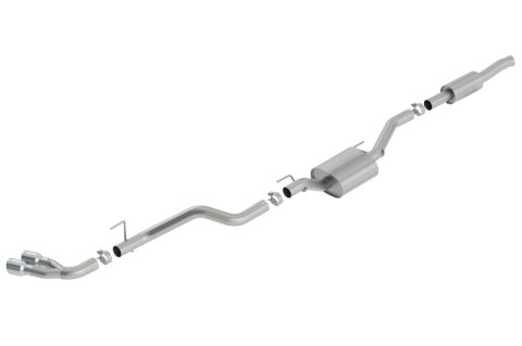 Borla 2020 Jeep Gladiator JT 3.6L V6 AWD ATAK Dual Side Catback w/ Chrome Tips thumbnail 3