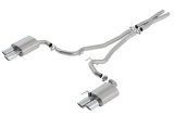 Borla S-Type Cat Back 18-20 Ford Mustang GT Convertible 2.5in pipe 4in tip thumbnail 7