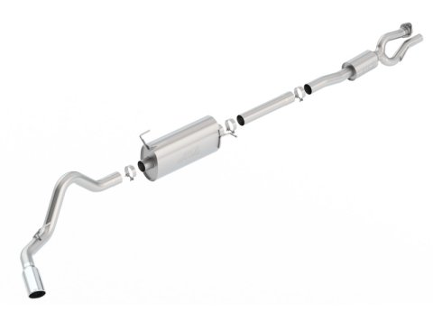 Borla S-Type Cat-Back 17-19 Ford F-250/350 Super Duty Side Exit Exhaust - 5in tip (Gas Only) thumbnail 2