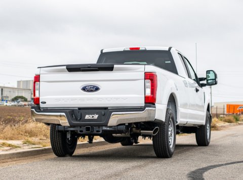 Borla S-Type Cat-Back 17-19 Ford F-250/350 Super Duty Side Exit Exhaust - 5in tip (Gas Only) thumbnail 4