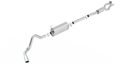 Borla S-Type Cat-Back 17-19 Ford F-250/350 Super Duty Side Exit Exhaust - 5in tip (Gas Only) thumbnail 8