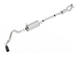 Borla S-Type Cat-Back 17-19 Ford F-250/350 Super Duty Side Exit Exhaust - Black Chrome Tip thumbnail 2