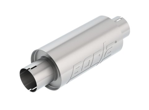 Borla Universal Resonator Option 2.75in Center/Center 5in Round x 10in - Notched Neck thumbnail 4