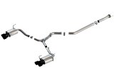Borla 15-19 Subaru WRX/STI 2.5L Turbo 3in S-Type Catback Exhaust - 2.5in Black Chrome Tips thumbnail 1