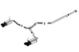 Borla 15-19 Subaru WRX/STI 2.5L Turbo 3in S-Type Catback Exhaust - 2.5in Black Chrome Tips thumbnail 2