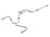 Borla 14-19 Seat Leon Cupra 2.0L AT/MT FWD 4DR Stainless Steel S-Type Catback Exhaust Brushed Tip thumbnail 3
