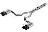 Borla 2020 Ford GT500 5.2L AT 3in ATAK CatBack Exhaust w/ Black Chrome Tips thumbnail 1