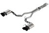 Borla 2020 Ford GT500 5.2L AT 3in ATAK CatBack Exhaust w/ Black Chrome Tips thumbnail 5