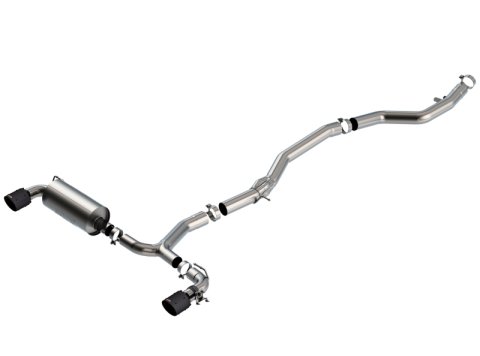 Borla 2020 Toyota Supra GR 3.0L I6 3in ATAK Catback Exhaust - Carbon Fiber Tips thumbnail 1