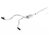 Borla 14-16 Chevrolet Silverado 1500 5.3L ATAK Catback Exhaust w/ Black Chrome Tips thumbnail 1