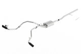 Borla 14-16 Chevrolet Silverado 1500 5.3L ATAK Catback Exhaust w/ Black Chrome Tips thumbnail 5