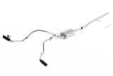 Borla 14-16 Chevrolet Silverado 1500 5.3L ATAK Catback Exhaust w/ Black Chrome Tips thumbnail 6