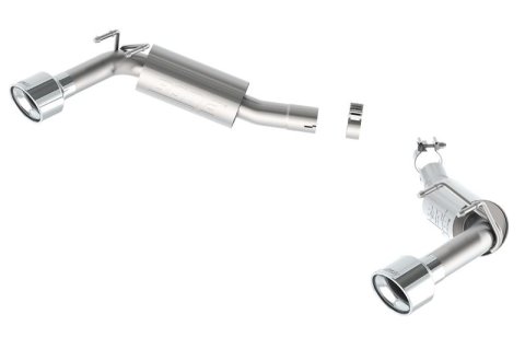 Borla 14-15 Camaro SS 6.2L V8 RWD Single Split Rr Exit S-Type Exhaust (rear section only) thumbnail 1