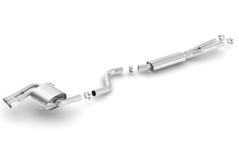 Borla 08-12 BMW 328i Sdm E90 2.0L RWD Dual Left Rear Exit Touring Cat-Back Exhaust