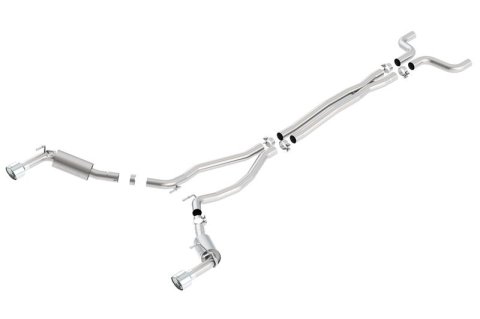 Borla 14-15 Chevy Camaro SS 6.2L V8 Single Split Rear Exit S-Type Catback Exhaust