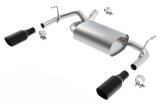 Borla 12-16 Jeep Wrangler 3.6AT/MT 4WD 2+4DR S/ SQ /RL/AC SR 2.5in, 2in Tip 3.5 sqx8 Black Chrome thumbnail 1