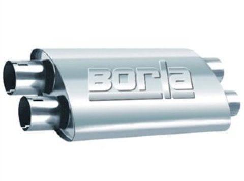 Borla Universal ProXS Muffler - Oval Dual/Dual Inlet/Outlet 2.5in Tubing 19inx4inx9.5in Case thumbnail 3