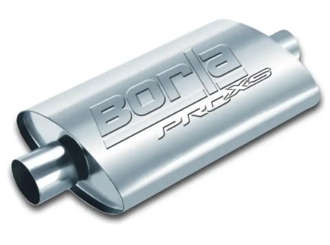 Borla Universal Pro-XS 2.5in Inlet//Outlet Center/Center Muffler thumbnail 7