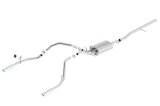 Borla 14 Silv/Sierra 1500 C/B Touring Exhaust /2.75in in Muffler 2.25inout 4inTIp SS Rear Exit thumbnail 1