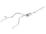 Borla 14 Silv/Sierra 1500 C/B Touring Exhaust /2.75in in Muffler 2.25inout 4inTIp SS Rear Exit thumbnail 2
