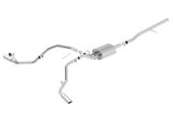 Borla 14 Silv/Sierra C/B Exhaust S-Type 1500 5.3L V8 AT/MT 2&4WD Ext Cab Split Side Exit thumbnail 4