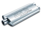 Borla Universal Center/Dual Oval 3in In / 2.5in Out 19in x 4in x 9.5in Notched PRO-XS Muffler thumbnail 2