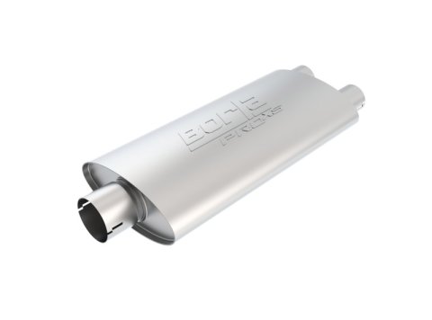 Borla Universal Center/Dual Oval 3in In/2.25in Out 19in x 4in x 9.5in Notched PRO-XS Muffler thumbnail 2