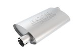 Borla Universal Pro-XS Oval 2in Inlet/Outlet Offset/Offset Notched Muffler thumbnail 1