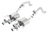 Borla 14-15 Chevy Corvette C7 6.2L RWD w/AFM &NPP S-Type Dual Round Rolled Center Rear Exit Exhaust thumbnail 1