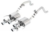 Borla 14-15 Chevy Corvette C7 6.2L RWD w/AFM &NPP ATAK-Type Dual Rd Rolled Center Rear Exit Exhaust thumbnail 1
