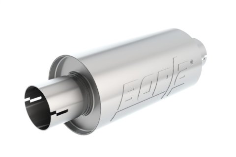 Borla S-Type Muffler 2.5in Inlet/Outlet 5in Round x 10in w/Notch thumbnail 5