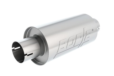 Borla S-Type Muffler 2.5in Inlet/Outlet 5in Round x 10in w/Notch thumbnail 6