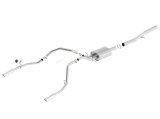 Borla 14 Silv/Sierra 1500 EC Std/CC Short 143.5in WB S-Type Single Split Rear Exit Cat-Back Exhaust thumbnail 3