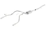 Borla 14 Silv/Sierra 1500 EC Std/CC Short 143.5in WB S-Type Single Split Rear Exit Cat-Back Exhaust thumbnail 6