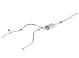 Borla 14 Silv/Sierra 1500 EC Std/CC Short 143.5in WB ATAK Single Split Rear Exit Cat-Back Exhaust thumbnail 2