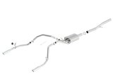 Borla 14 Silv/Sierra 1500 EC Std/CC Short 143.5in WB ATAK Single Split Rear Exit Cat-Back Exhaust thumbnail 3